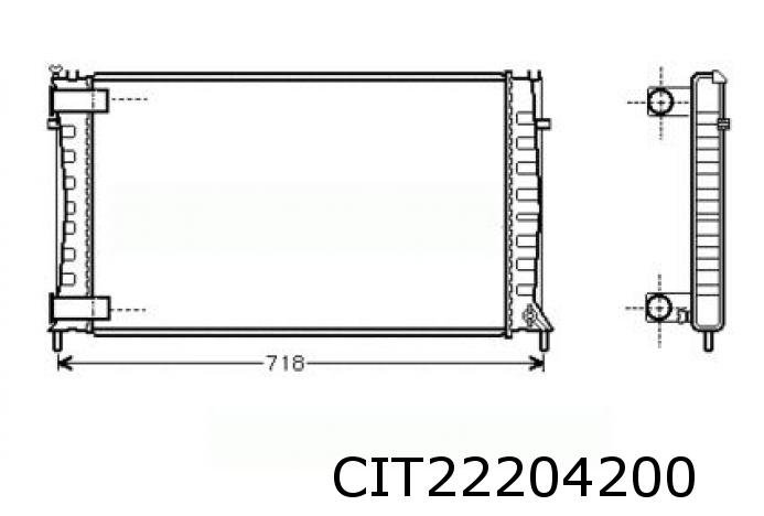 Radiateur XM Mot. ES9J4
