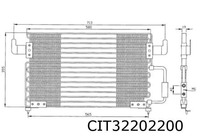 Klima-Kondensator XM 9.93-