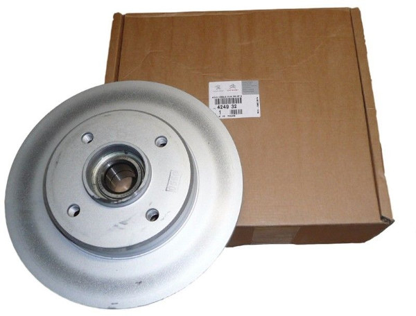 Bremsscheibensatz hinten mit Nabe und Lager C3 III C3-Picasso C4 DS3