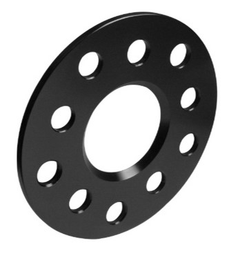 Entretoise ALU    5mm LK 110/5+108/5 NLB 65.1 noir anodisé