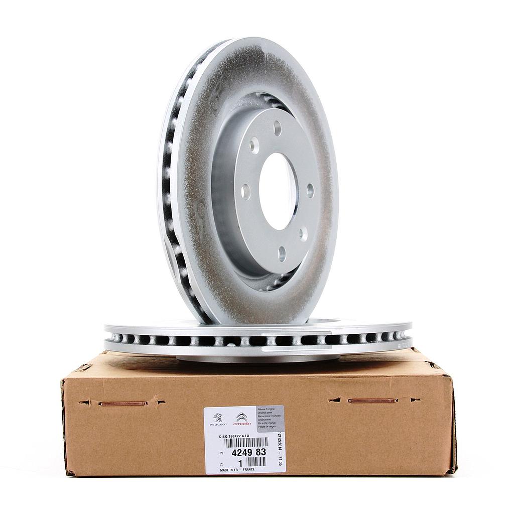 Disque de frein PEINT avant