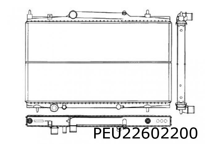 Radiator, engine cooling