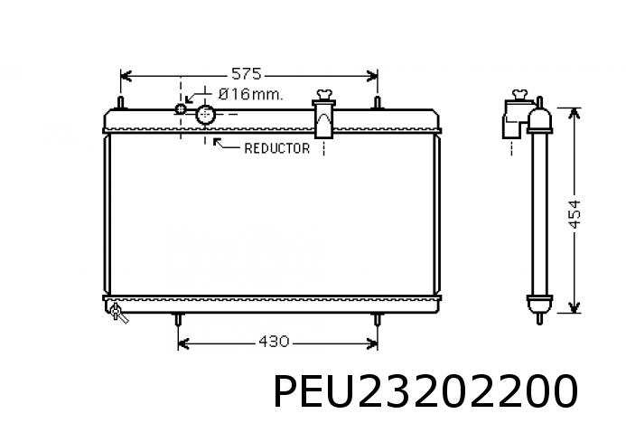 Radiateur C5 3,0 V6