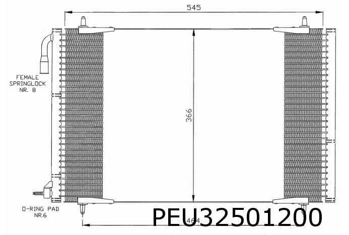 Klima-Kondensator 206 -9792