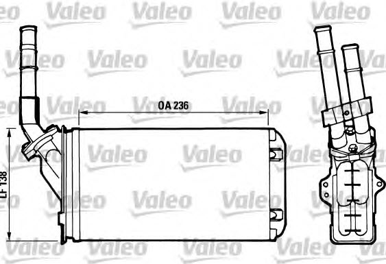 Radiatore riscaldamento 106 / AX / Saxo