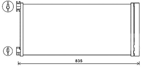 Klimakondensator Trafic III