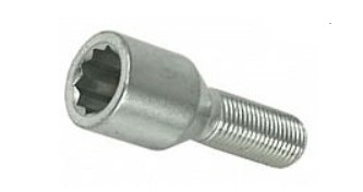 Radschraube M12x1.5 Kegel 60° SW-Stern L-32 verzinkt