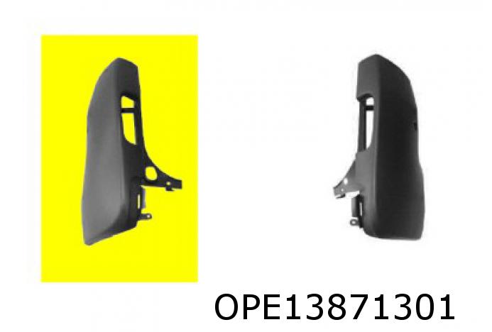 Stossecke hinten links schwarz Trafic II Bus / Kasten