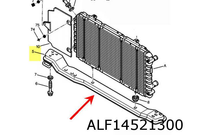 Querträger vorne unten Jumper I + II