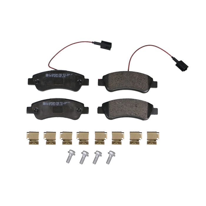 Plaquettes de frein arrière avec câble d'alerte 17Q Fiat Ducato Typ 250/251 2014-