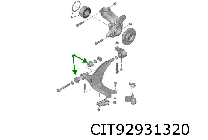 Control Arm-/Trailing Arm Bush