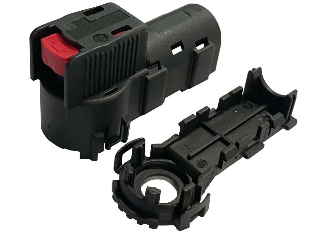 Boîtier avec verrouillage pour batterie câble de masse Fiat 500