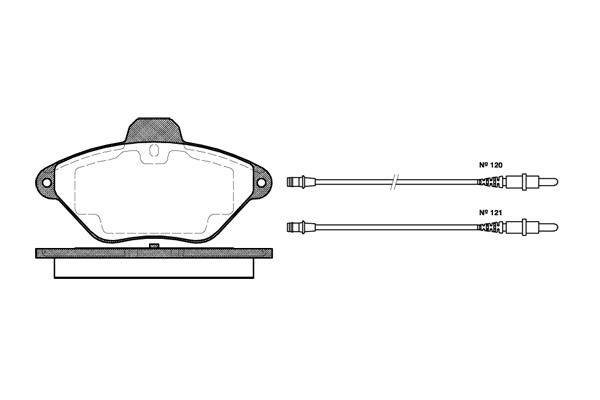 Pastiglie freni anteriore Xantia S16+Break