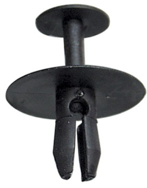 Klemmstück mit Stift Clips schwarz