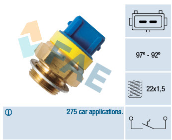 Temperature Switch, radiator fan