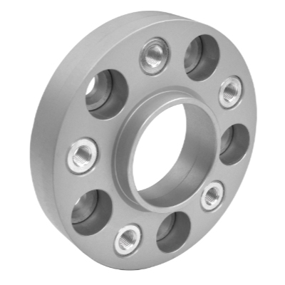Entretoise ALU   25mm LK 112/5  NLB 66.5 noir anodisé