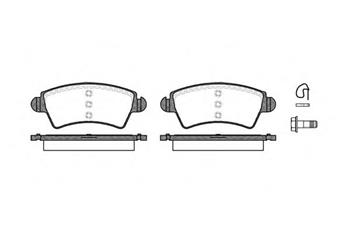 Pastiglie freni anteriore 206 (1.6i-16V/2.0i-16V)