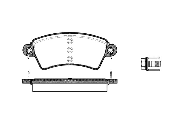 Pastiglie freni anteriore Xsara / 206 / 306 (1.8i-16V/2.0i-16V)