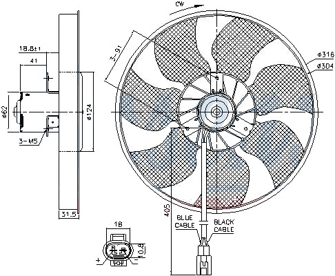 Ventilateur 107 / C1 (1.0)(+/-AC)