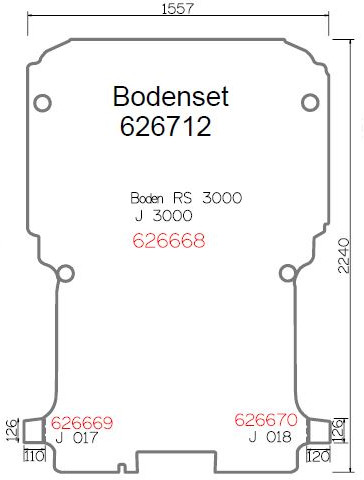 Plancher, L1 Jumpy / Expert / Pro Ace 2007-2016