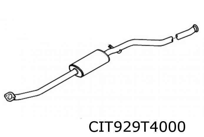 Berlingo / Partner (1.4i/1.6i-16V) tussendemper lang
