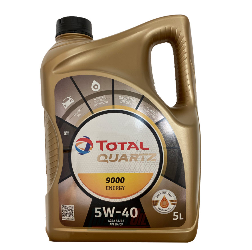Motoröl Total Quartz 9000 5W40 5 Liter