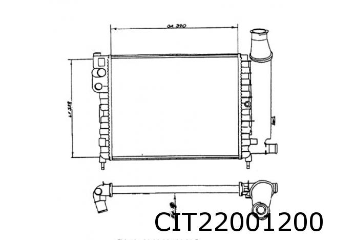 Radiateur AX II 91-