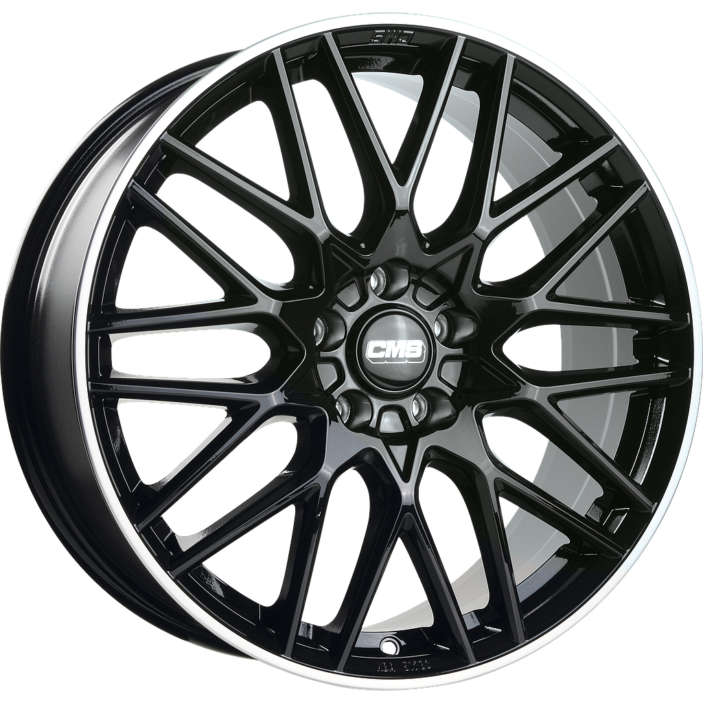 CMS C25 Diamond Rim Black Gloss 8.5x19 66.6 60° Kegel
