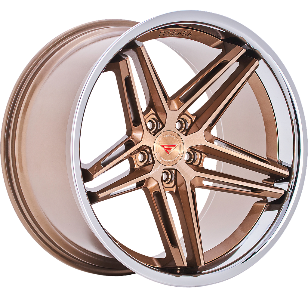 FERRADA CM1 Brushed Cobre / Chrome Lip 9x22 66.6 60° Kegel