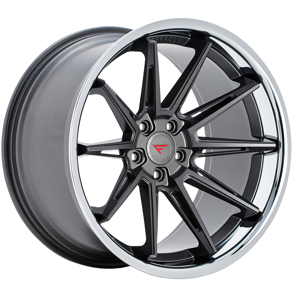 FERRADA CM2 Matte Graphite / Chrome Lip 11x20 73.1 60° Kegel