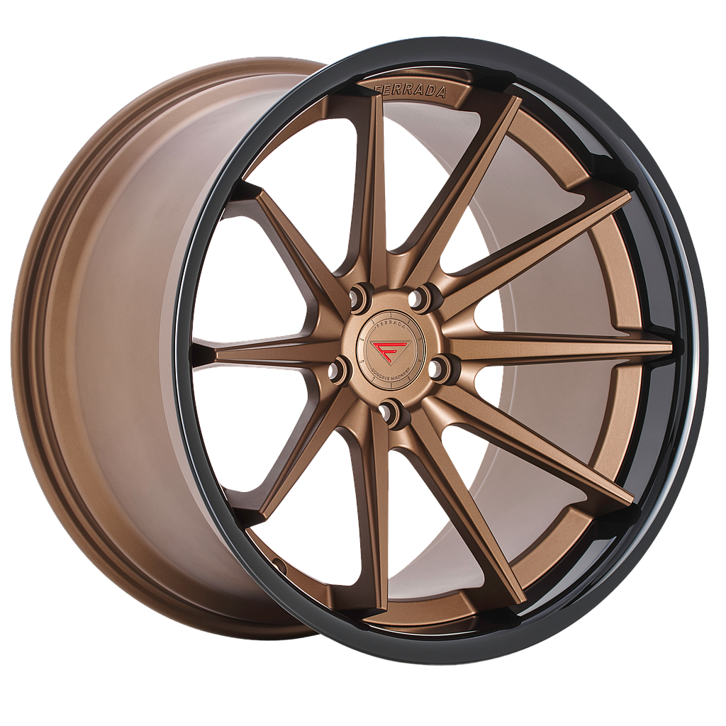 FERRADA FR4 Matte Bronze / Gloss Black Lip 9.5x19 74.1 60° Kegel