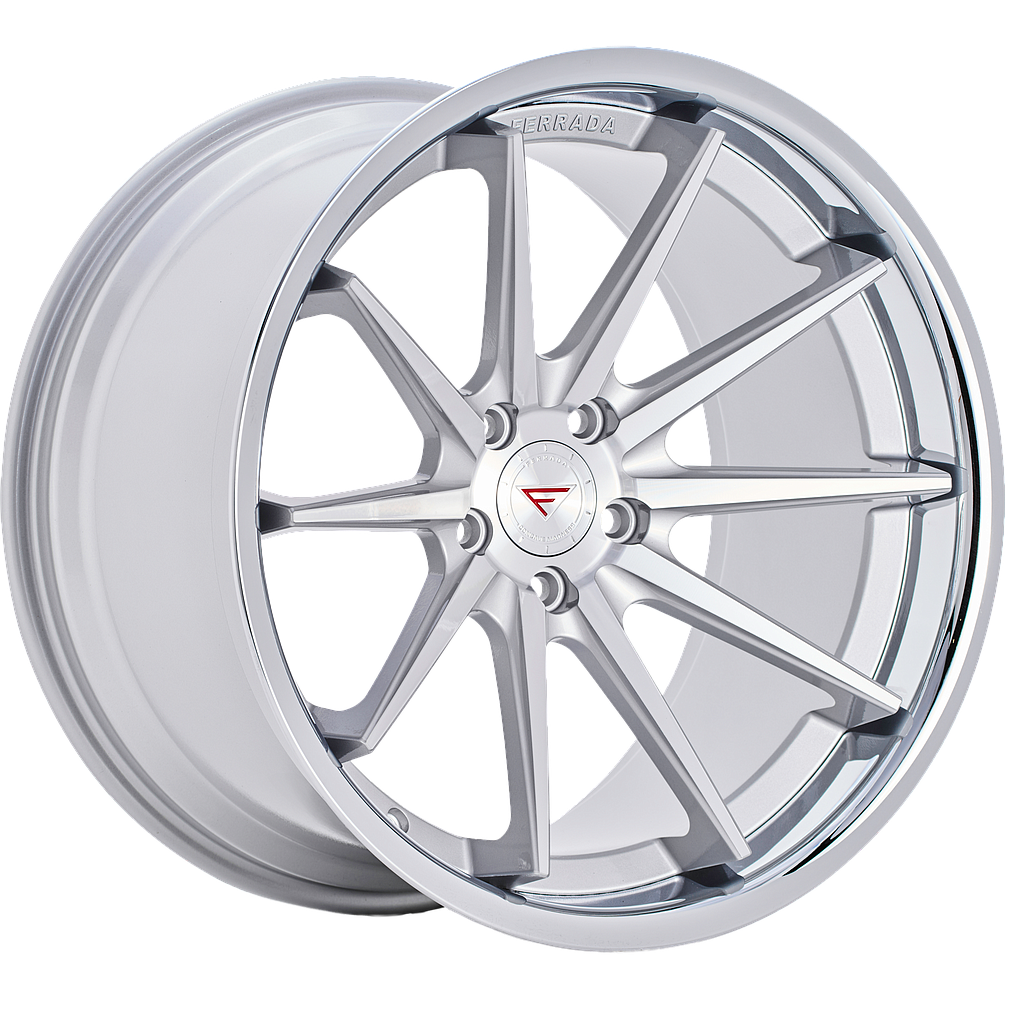 FERRADA FR4 Machine Silver / Chrome Lip 10x20 71.6 60° Kegel