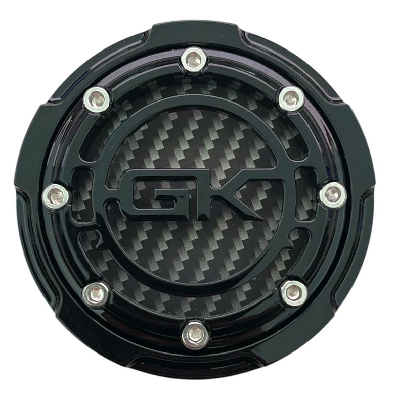GK-R Nabendeckel Schwarz Glanz