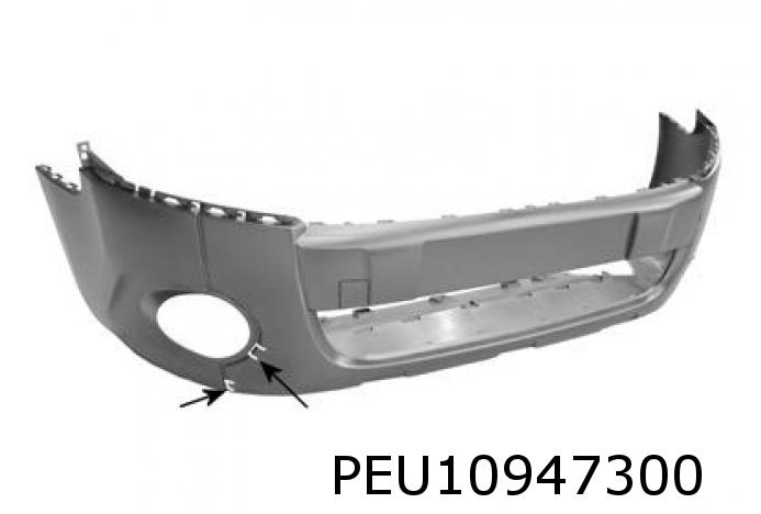 Stossstange vorne (schwarz) (NEX) Berlingo III Facelift