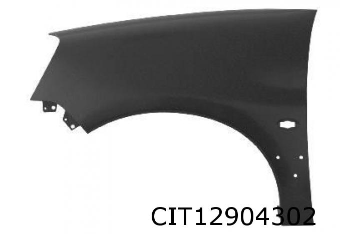 Kotflügel rechts mit Löcher für Zierleisten Berlingo II ab Bj.11.2002