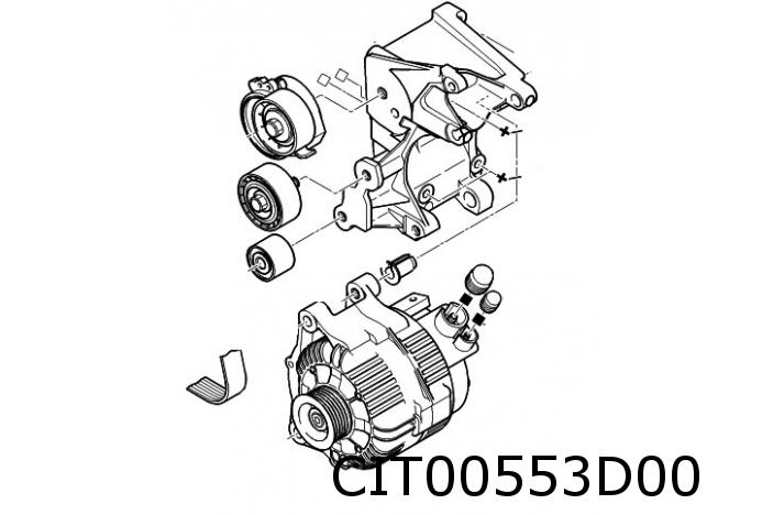 Lichtmaschine 70A Berlingo C15 Jumpy Picasso Xsara