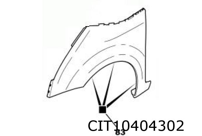 Kotflügel C4 Picasso rechts