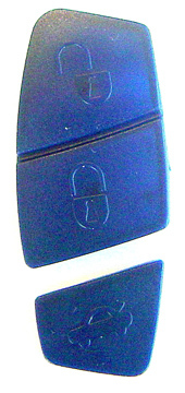 Schlu?sselgummi blau 3 Tasten (14.25mm)