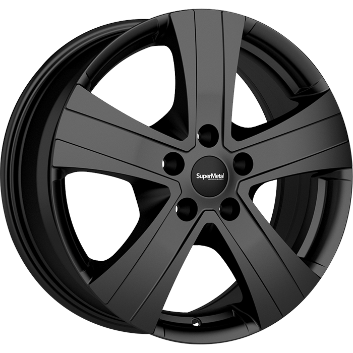 SuperMetal HAMMER Matt Black 6.5x16 ET60 5x120 65.1