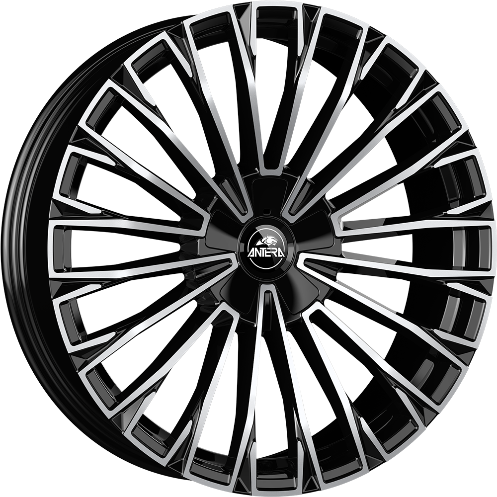 DIEWE A103 piano black diamond 9.5x20 ET20 5x112 66.6