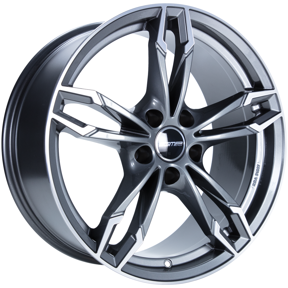 DIEWE Dea anthracite glossy 9.0x19 ET42 5x120 72.6