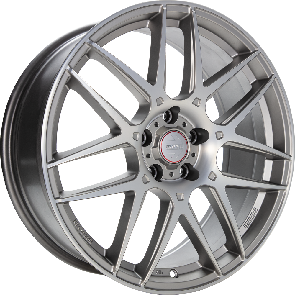 DIEWE COMPETIZIONE titan silver matt polish 8.0x18 ET45 5x112 72.3