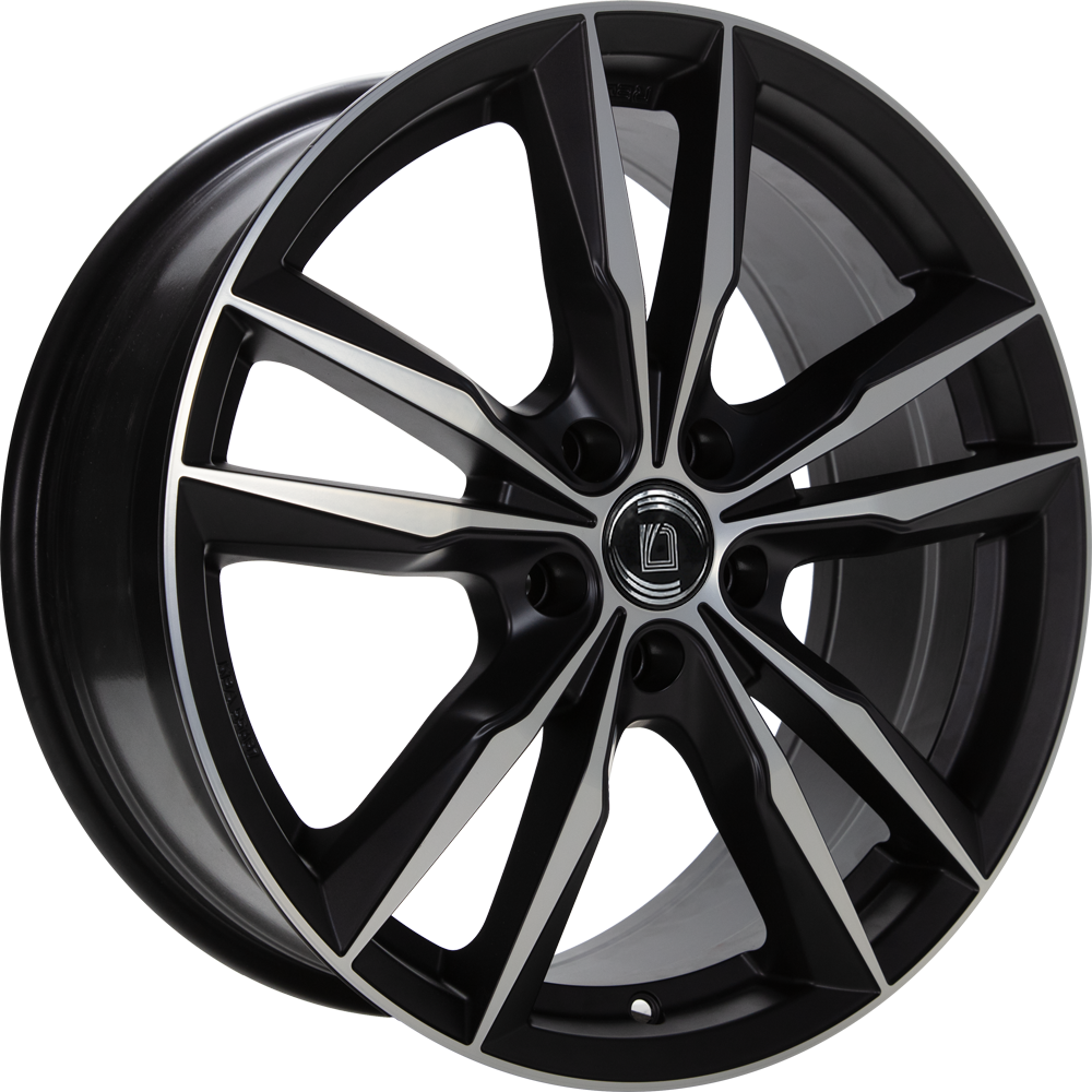 DIEWE FAST black matt polish 7.5x17 ET45 5x108 72.3