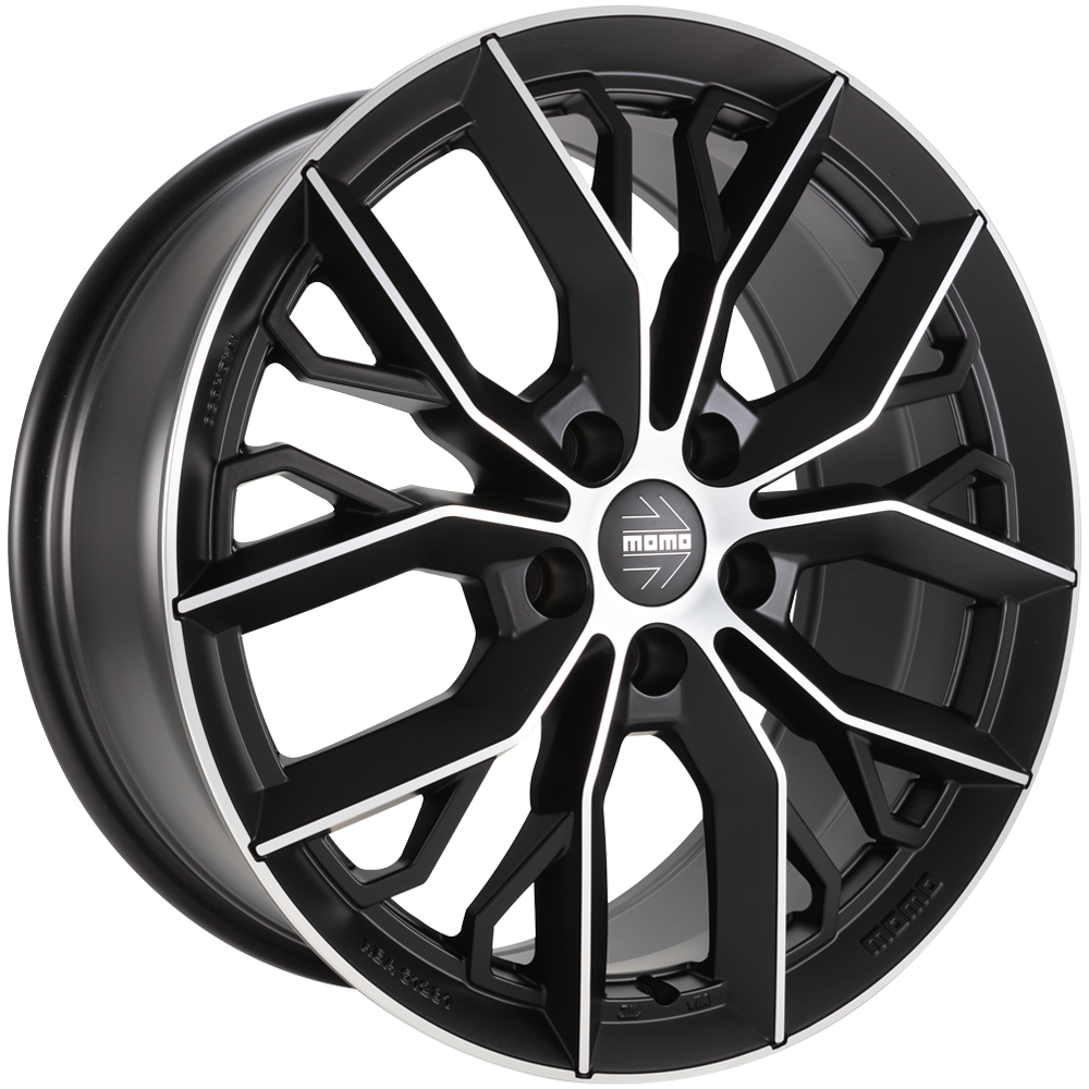 DIEWE MASSIMO black matt polish 7.5x17 ET48 5x112 72.3