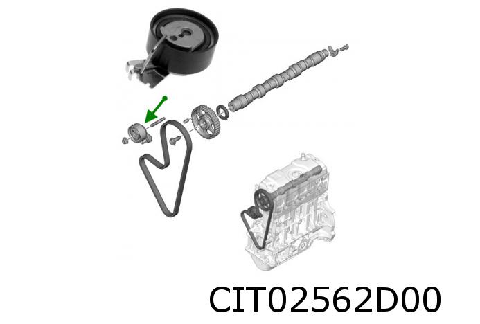 Spannrolle für Zahnriemen Berl C2 C3 C3-Pluriel Nemo Saxo Xsara