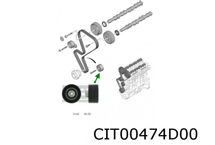 Umlenkrolle C2 C3 C4 ET3J4