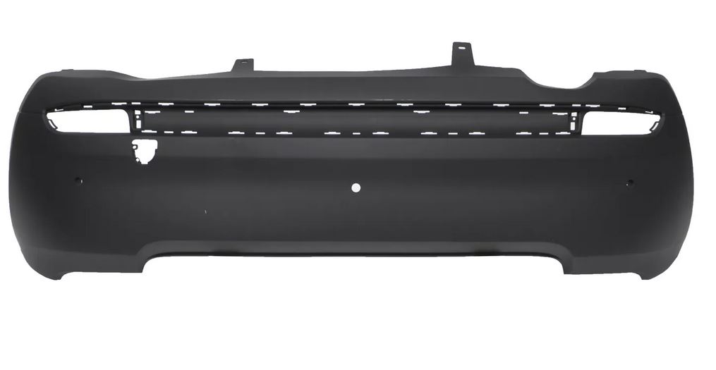 Stossstange hinten grundiert mit Parksensor / 500, 500 Abarth