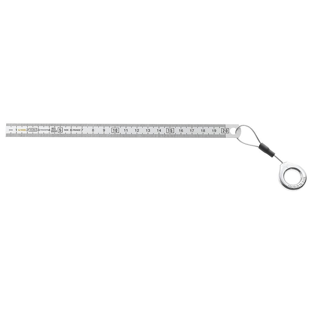 FACOM Flexibler Edelstahl-Massstab Sls - 200Mm