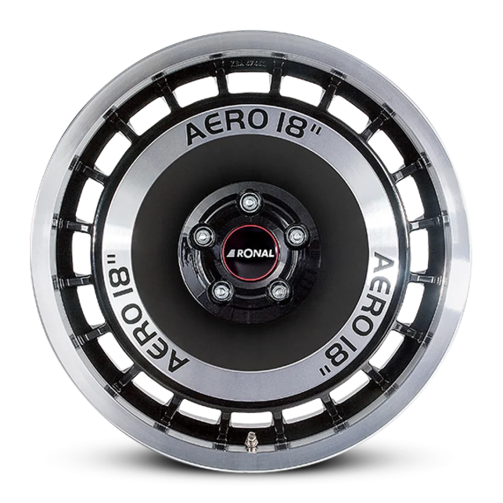 RONAL R50 AERO BLACK-FRONT CUT 8.0x18 ET33 5x108 76.0