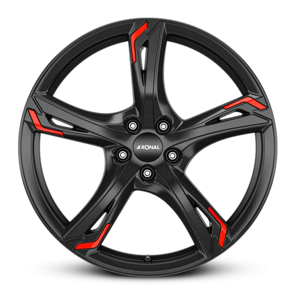 RONAL R62 Red JET BLACK 7.5x18 ET42 5x120 82.0